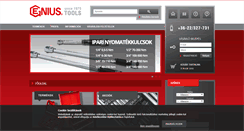 Desktop Screenshot of geniusszerszam.hu
